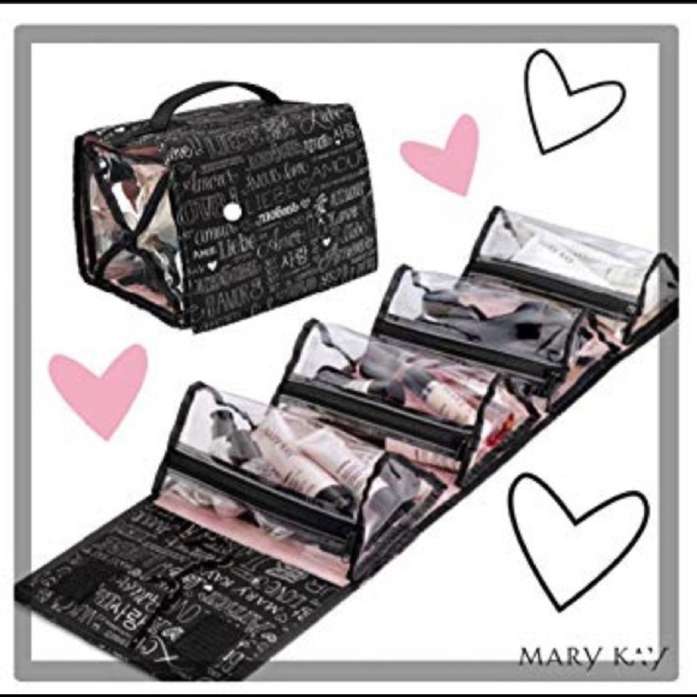 2 Travel Mary Kay Roll up Makeup Bags (empty)